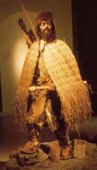 Museum reconstruction of Otzi