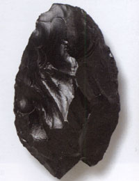 Axe from Happisburgh site 1. Picture from 'Homo Britannicus' by Chris Stringer