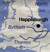 Happisburgh about 700,000 years ago. Picture from The Times 18/07/2010