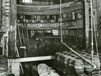 Decayed interior of the barrel store. Picture from Theatre Royal website.