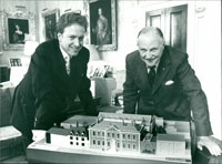 Lord Bristol and John Knight, Picture from EADT, 11th June, 1988