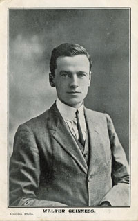 Portrait of Walter Guinness by Bury photographer George Cousins.