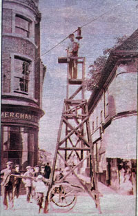 Extra street lights installed in 1910