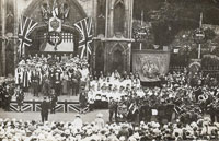Peace celebrations and thanksgiving service, Angel Hill, BurySt Edmunds
