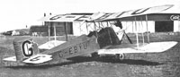 Simmonds Spartan, piloted by Frank Mase, crashed