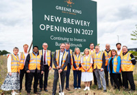 Breaking the ground on new GK brewery.