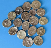 Iron Age hoard found by Tom Licence October 2025. Picture from EADT.