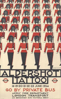 Poster for the Aldershot Tattoo, 1934, Andrew Power.