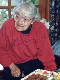 Sybil Andrews signed photograph.