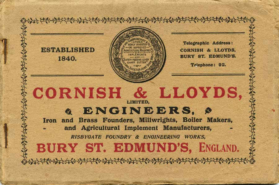 St Edmundsbury Local History Cornish and Lloyds catalogue