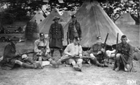 Gordon Highlanders 23rd May 1918. Picture by Walton Burrell.