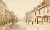 Top of Risbygate Street - WRB lived at number 4 on the left in this picture supplied by Sue Rawles.