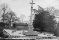 Ampton war memorial 1921. Picture from SRO.