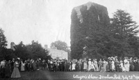 The cottagers show at Fornham Park summer 1910.