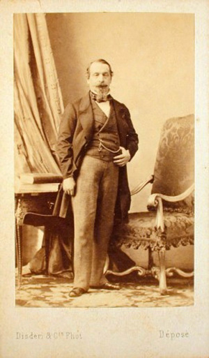 Disderi's CDV of Napoleon III of 1859 started the popularity of CDVs