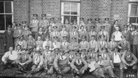 Canadian troops at Mill Road Hospital, September 1918. Picture by Walton Burrell.