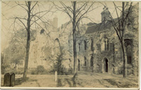 West front Abbey ruins - WRB posted 1905