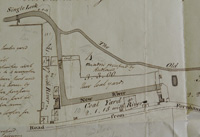 Warren's 1813 survey of the Coalyards at Fornham.