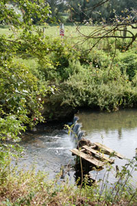 Stanche behind the Co-op seen in August 2008