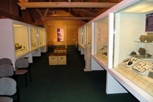 The Archaeology Gallery at West Stow Visitor Centre.